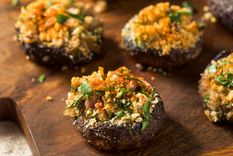 Portobello rellenos Un plato delicioso para hacer en pocos minutos Foto: Shutterstock
