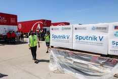 Un cargamento de Sputnik V.