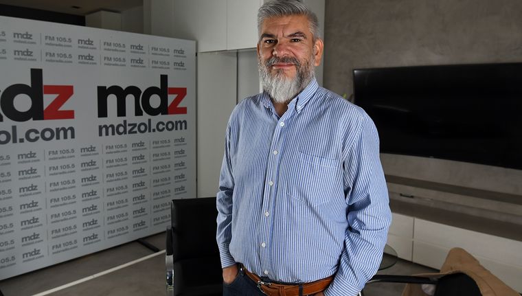 Diego Gareca, subsecretario de Cultura, en MDZ Radio Foto: ALF PONCE MERCADO / MDZ