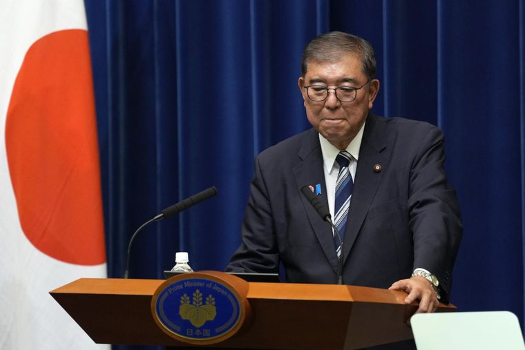 Shigeru Ishiba renunció tras perder en las elecciones legislativas.