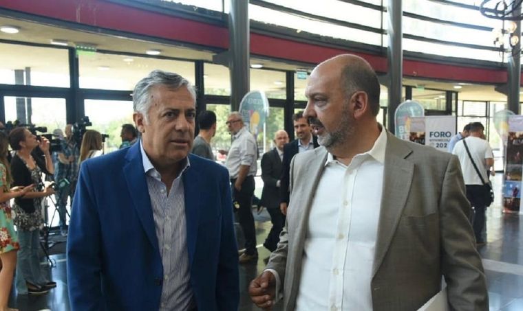 Alfredo Cornejo y Néstor Majul. Foto: Twitter @MajulNestor