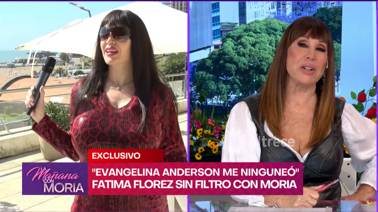 Fátima Flórez estalló contra Evangelina Anderson. Fátima Flórez estalló contra Evangelina Anderson.