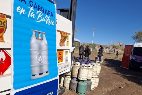 El operativo de la garrafa subsidiada pasará por distintos barrios de Mendoza. El operativo de la garrafa subsidiada pasará por distintos barrios de Mendoza.
