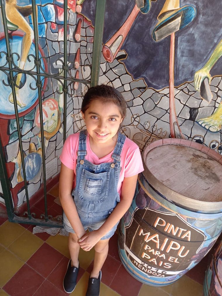 La pequeña Isabella. Foto: Municipalidad de Maipú