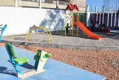 Plaza de bolsillo en el barrio Chile de Godoy Cruz. Foto: X @TadeoGarciaZalazar