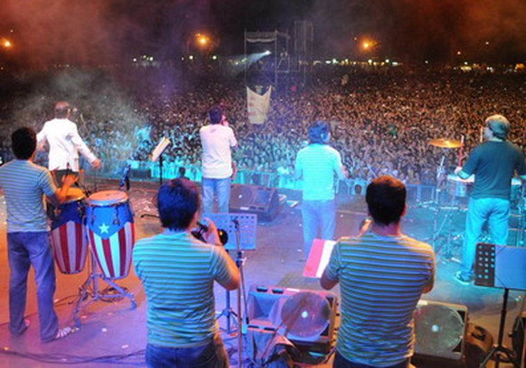 Unas 15.000 personas se estima que disfrutaron de La Barra en Rivadavia. Foto: Gentileza Municipalidad de Rivadavia