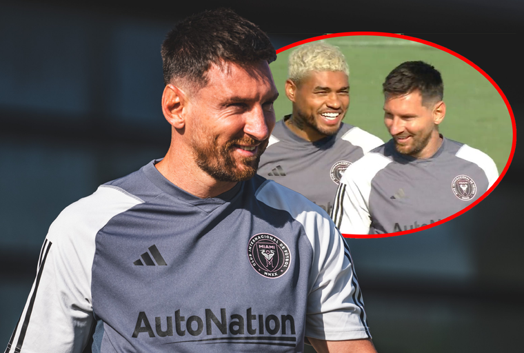 El GOAT ya se movió a la par de sus nuevos compañeros.