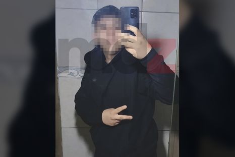 Enzo Cofre, el único sospechoso del robo que cayó en el procedimiento. (Se pixela el rostro porque puede pasar a rueda de personas) Enzo Cofre, el único sospechoso del robo que cayó en el procedimiento. (Se pixela el rostro porque puede pasar a rueda de personas)