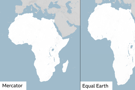 La proyección de Mercator es el mapa más utilizado en todo el mundo, pero representa de manera inexacta el tamaño de los países y continentes. La proyección de Mercator es el mapa más utilizado en todo el mundo, pero representa de manera inexacta el tamaño de los países y continentes.