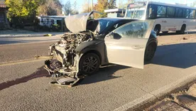 Un triple choque tuvo lugar en la ruta 92, en Tunuyán.