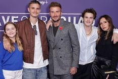 La familia Beckham