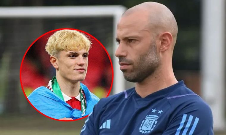 Javier Mascherano se refirió a Alejandro Garnacho. Foto: Archivo