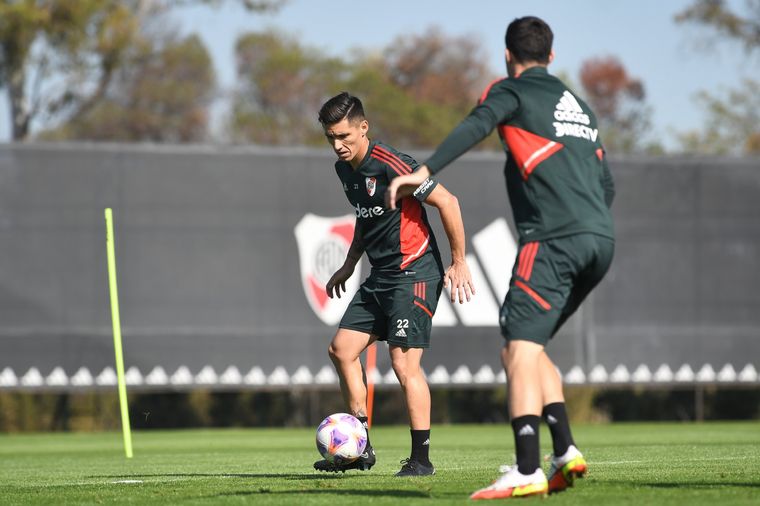 Matías Kranevitter sumará minutos en reserva. Foto: @riverplate