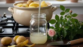 Un líquido mágico para las plantas. Fuente: IA Gemini. Un líquido mágico para las plantas. Fuente: IA Gemini.