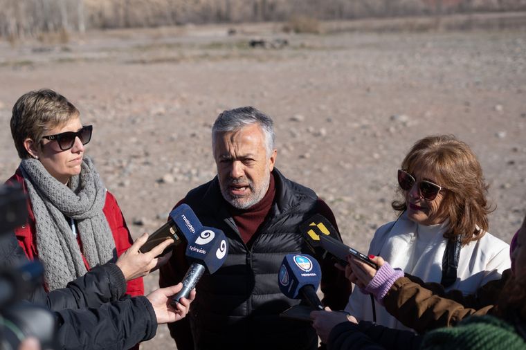 El gobernador habló de los recientes hechos de inseguridad ocurridos en Mendoza. Foto: Prensa Gobierno de Mendoza