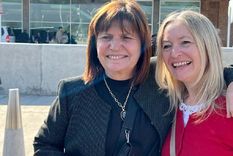 Hebe Casado junto a Patricia Bullrich Foto: Twitter @hebesil