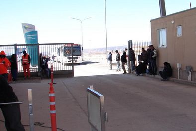 MDZol | La actividad dentro de la mina volvió a la normalidad de un día sábado.