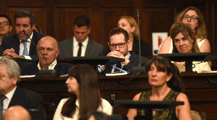 Así escuchó el PJ el discurso de Suarez.