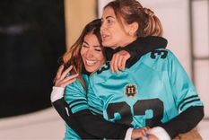 Majo Martino no pudo contener su tristeza al despedir a Silvina Luna Se conocieron en El Hotel de los Famosos y forjaron una gran amistad Foto: Captura de TV