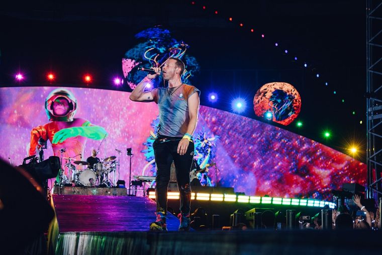 Coldplay en su primer show en River Plate