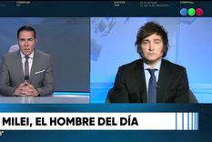 Javier Milei habló en Telefe Noticias este lunes. Foto: Captura de pantalla Telefe Noticias. Javier Milei habló en Telefe Noticias este lunes. Foto: Captura de pantalla Telefe Noticias.