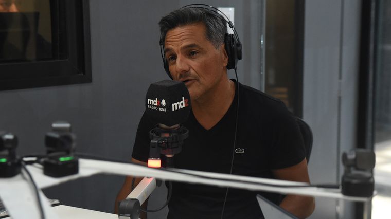 Adrián Sajú, durante su entrevista en MDZ Radio. Adrián Sajú, durante su entrevista en MDZ Radio. 