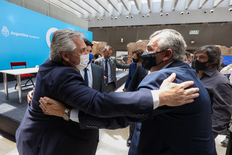 Gerardo Morales junto al presidente Alberto Fernández Foto: Twitter Gerardo Morales