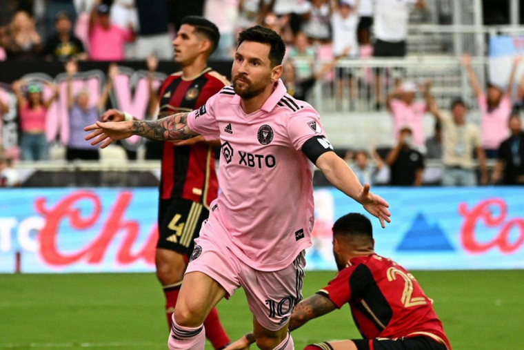 El rosarino lleva cinco goles en tres partidos. Foto: Inter Miami