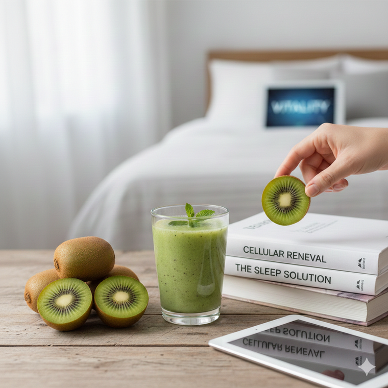 Los beneficios de consumir dos kiwis al día. Fuente: IA Gemini.