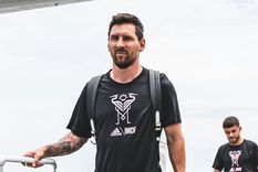 El rosarino recibió la visita de un compatriota. Foto: Inter Miami