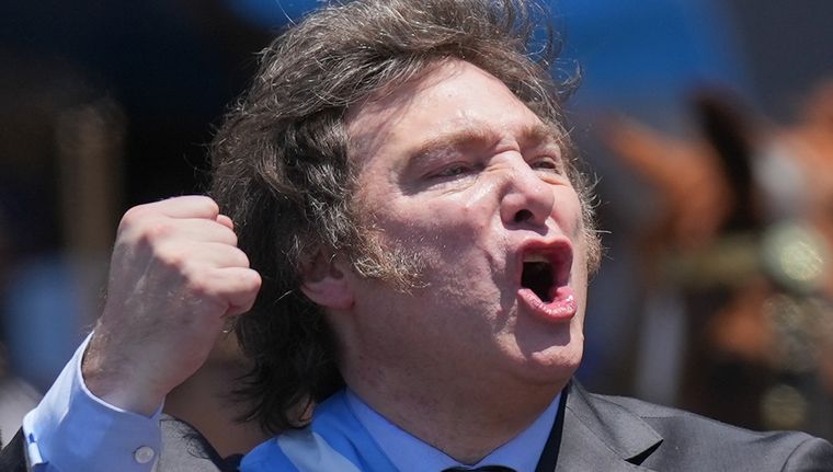 Javier Milei mantuvo un cruce en redes con el gobernador de Chubut, Ignacio Torres Foto: Noticias Argentinas