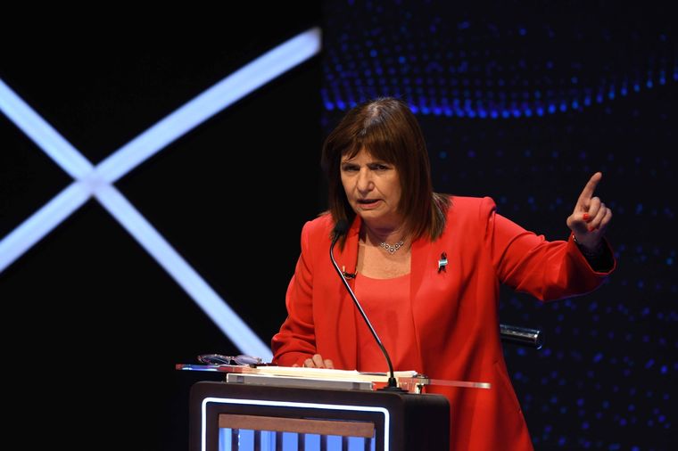 Bullrich y Milei polarizan la escena política luego del debate presidencial Foto: Telam