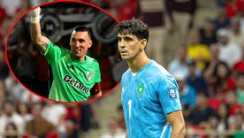 Yassino Bounou elogió a Franco Armani. Yassino Bounou elogió a Franco Armani.