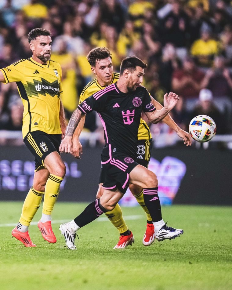 Lionel messi enfrenta a Columbus Crew. Foto: @InterMiamiCF