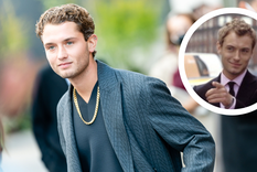 Él es Rafferty Law, el hijo mayor de Jude Law, que es modelo y luce idéntico a su papá. Foto: Marco Mantovani.