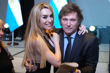 El presidente se sinceró sobre la relación con la actriz. Foto: Noticias Argentinas El presidente se sinceró sobre la relación con la actriz. Foto: Noticias Argentinas