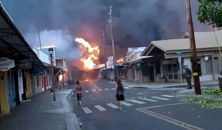 incendios forestales Hawái Hawái sigue en llamas pese a los operativos. Foto: Efe.