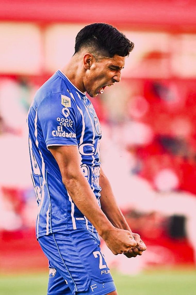 Salo grita con alma y furia su gol. Foto: Archivo