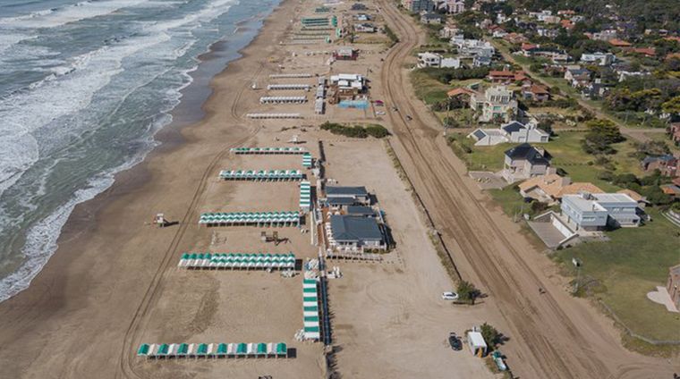 Playa de Pinamar (imagen ilustrativa). Foto: Gentileza Infobae.com