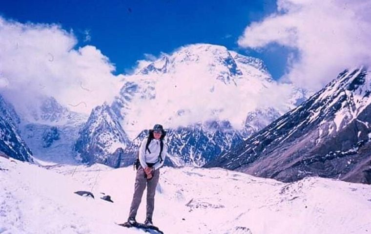 Una de las fotos de Nancy en su último viaje Foto: Gentileza