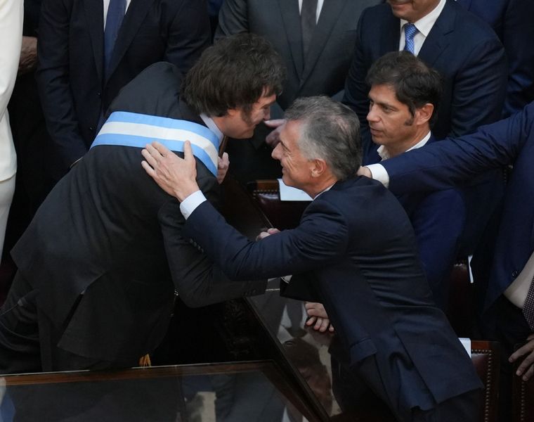 Mauricio Macri junto a Javier Milei Foto: Noticias Argentinas