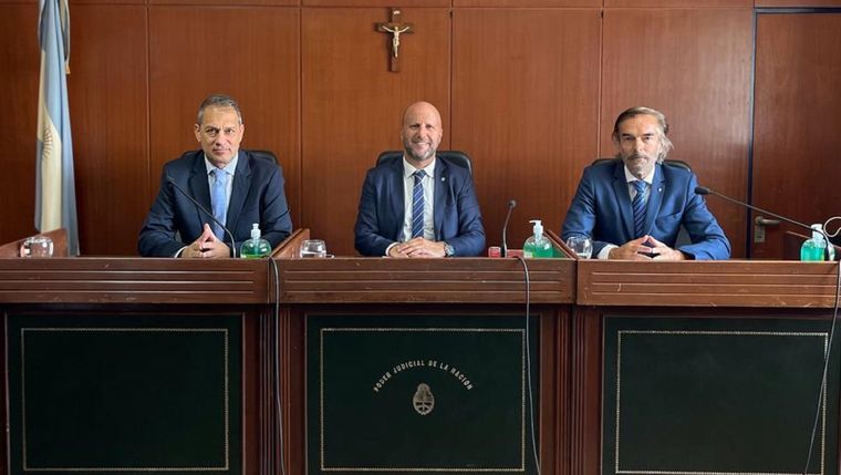 Los camaristas Javier Carbajo, Mariano Borinsky y Gustavo Hornos Los camaristas Javier Carbajo, Mariano Borinsky y Gustavo Hornos