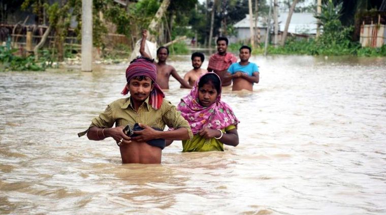 Las inundaciones en India provocaron diversas enfermedades. Foto: Dpl.
