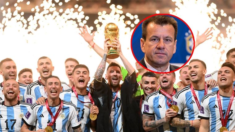 Dunga, excapitán de Brasil y campeón del mundo, se deshizo en elogios para Argentina