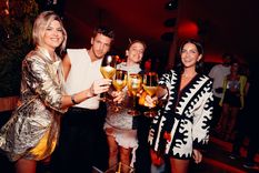 Mery Del Cerro, Franco Masini, Justina Bustos y Zaira Nara. No te pierdas la galería de fotos, al final de la nota. Foto: Gentileza Grupo Mass