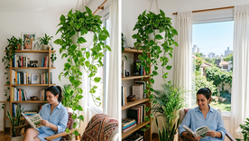 El potus es la planta ideal de interior. Fuente. IA Gemini. El potus es la planta ideal de interior. Fuente. IA Gemini.