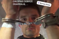 Marcin Banot publicó un video desde el patrullero Foto: Captura de video