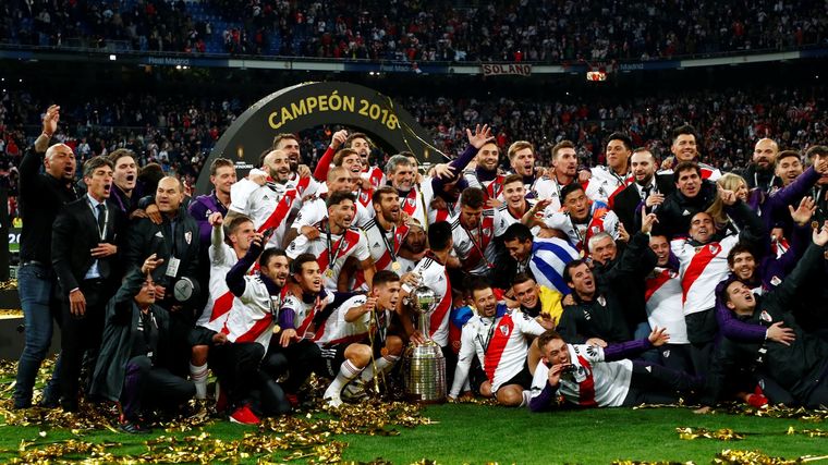 La foto que el mundo River jamás olvidará. Foto: River Plate