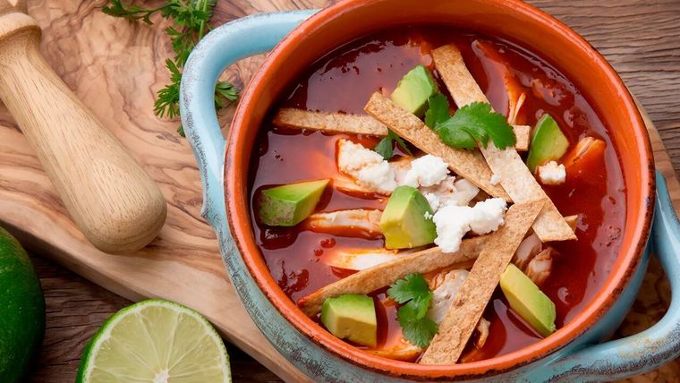 Admira esta deliciosa sopa ¡para chuparte los dedos!