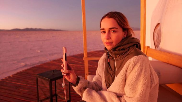 Emilia Clarke de vacaciones en Argentina. / @emilia_clarke